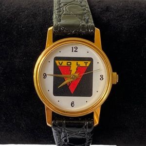 Vintage Volt Watch with Leather Band